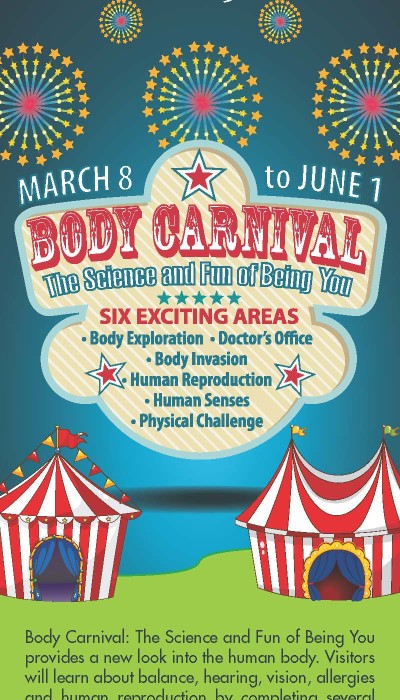 Body Carnival Rack Card front